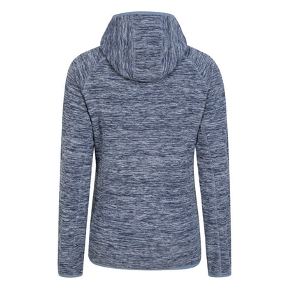 Dark Blue - Back - Mountain Warehouse Womens-Ladies Lleyn II Melange Full Zip Hoodie