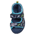 Navy - Side - Mountain Warehouse Childrens-Kids Sand Dinosaur Sandals