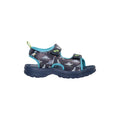 Navy - Pack Shot - Mountain Warehouse Childrens-Kids Sand Dinosaur Sandals