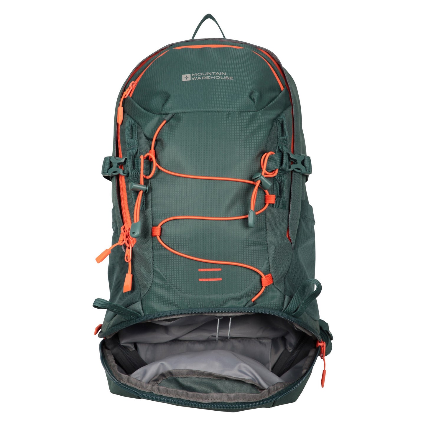 Dark Green - Pack Shot - Mountain Warehouse Pace 20L Backpack