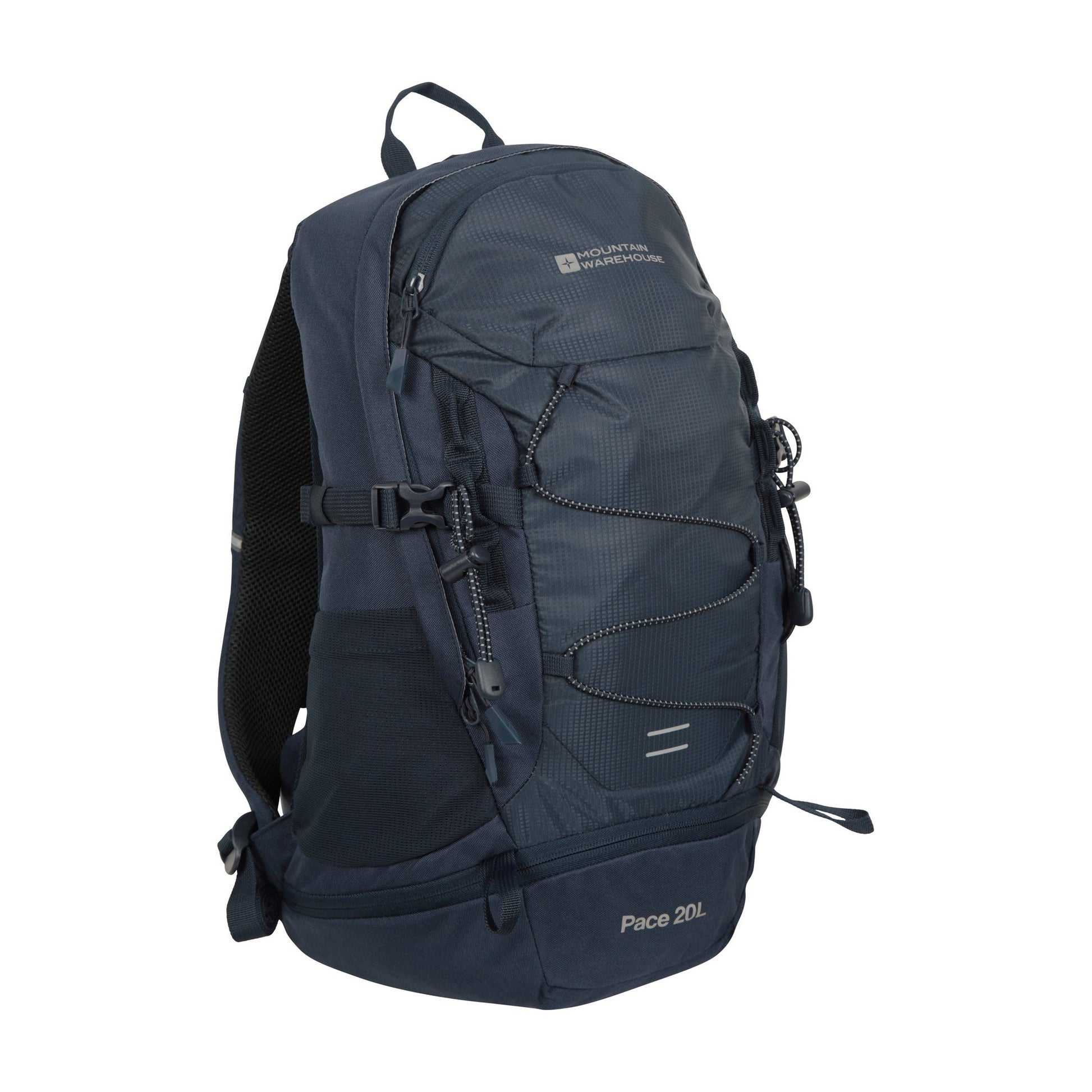 Navy - Side - Mountain Warehouse Pace 20L Backpack