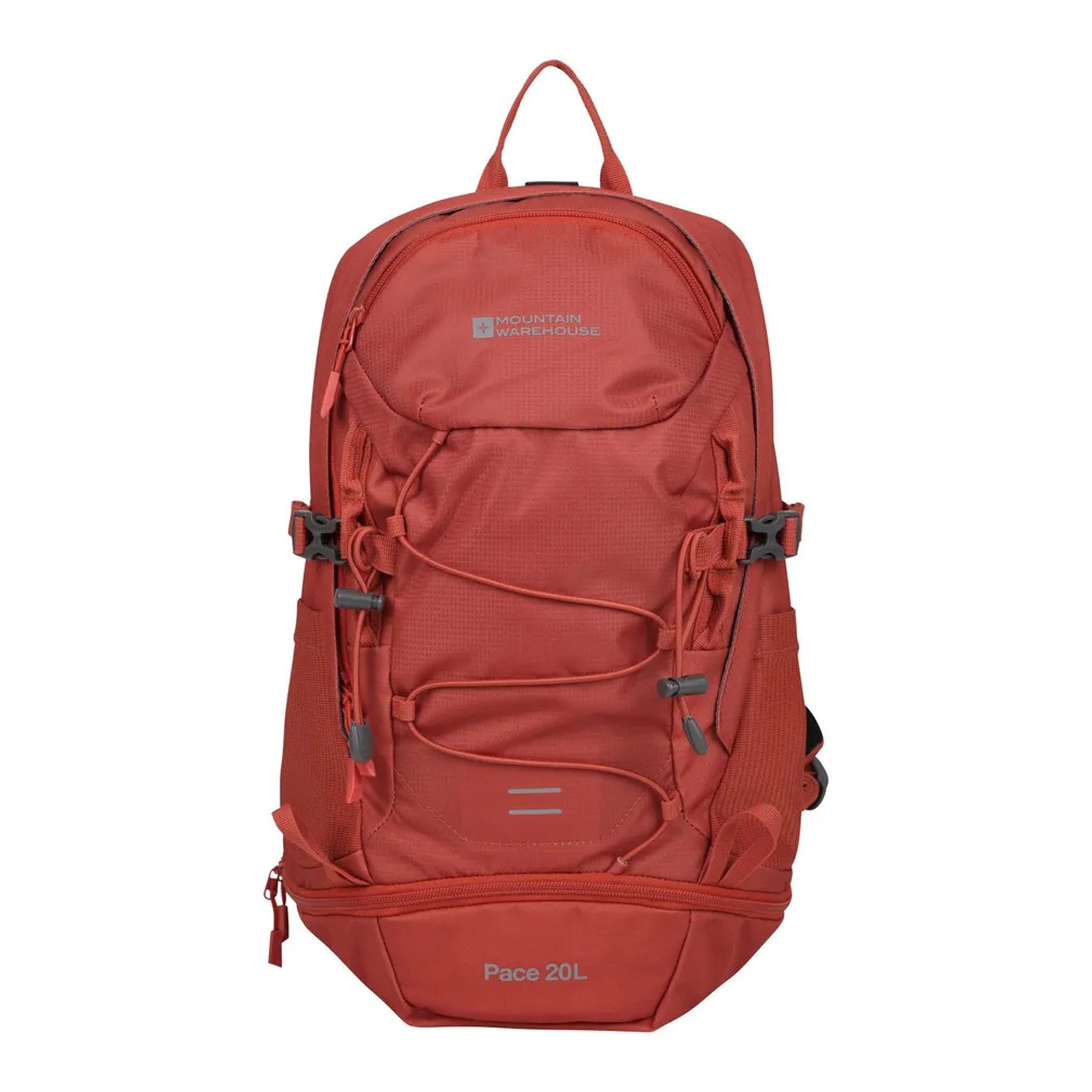 Rust - Back - Mountain Warehouse Pace 20L Backpack