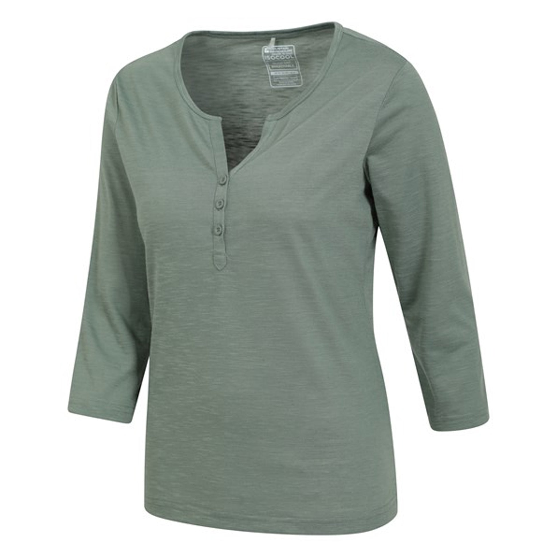 Light Khaki - Lifestyle - Mountain Warehouse Womens-Ladies Paphos Quick Dry UV Protection Top