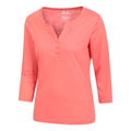Coral - Side - Mountain Warehouse Womens-Ladies Paphos Quick Dry UV Protection Top
