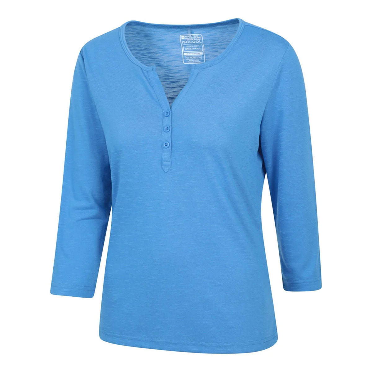 Bright Blue - Lifestyle - Mountain Warehouse Womens-Ladies Paphos Quick Dry UV Protection Top