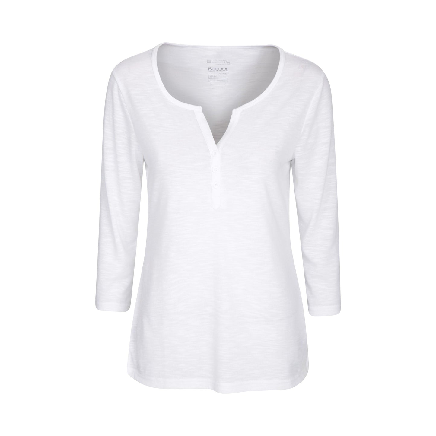 White - Front - Mountain Warehouse Womens-Ladies Paphos Quick Dry UV Protection Top