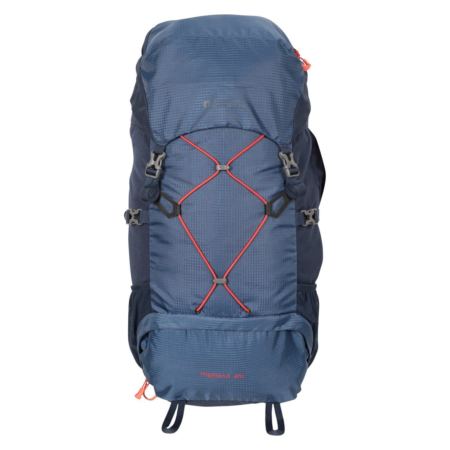 Dark Blue - Front - Mountain Warehouse Highlands 40L Backpack