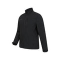 Black - Side - Mountain Warehouse Mens Grasmere Soft Shell Jacket