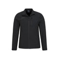 Black - Pack Shot - Mountain Warehouse Mens Grasmere Soft Shell Jacket