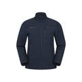 Dark Blue - Front - Mountain Warehouse Mens Grasmere Soft Shell Jacket