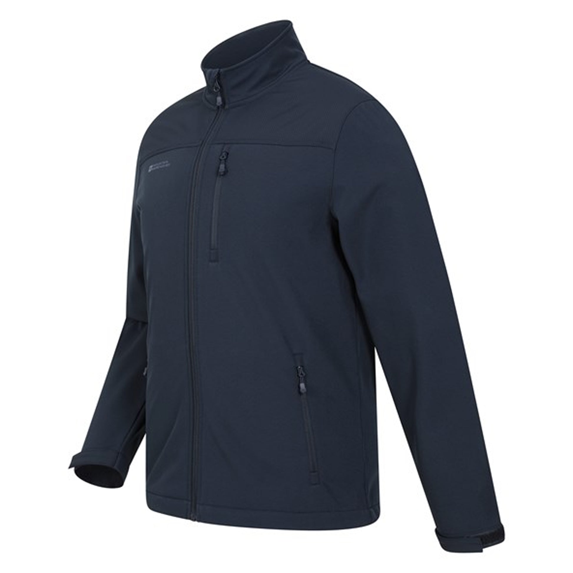 Dark Blue - Lifestyle - Mountain Warehouse Mens Grasmere Soft Shell Jacket
