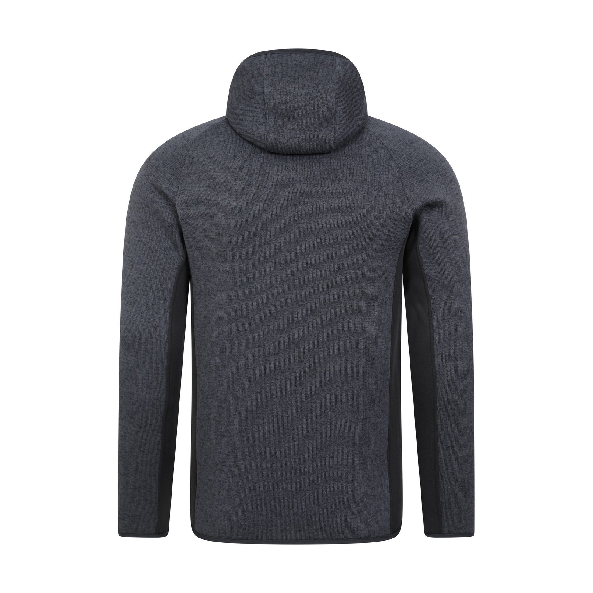 Black - Back - Mountain Warehouse Mens Treston Fleece Hooded Hoodie