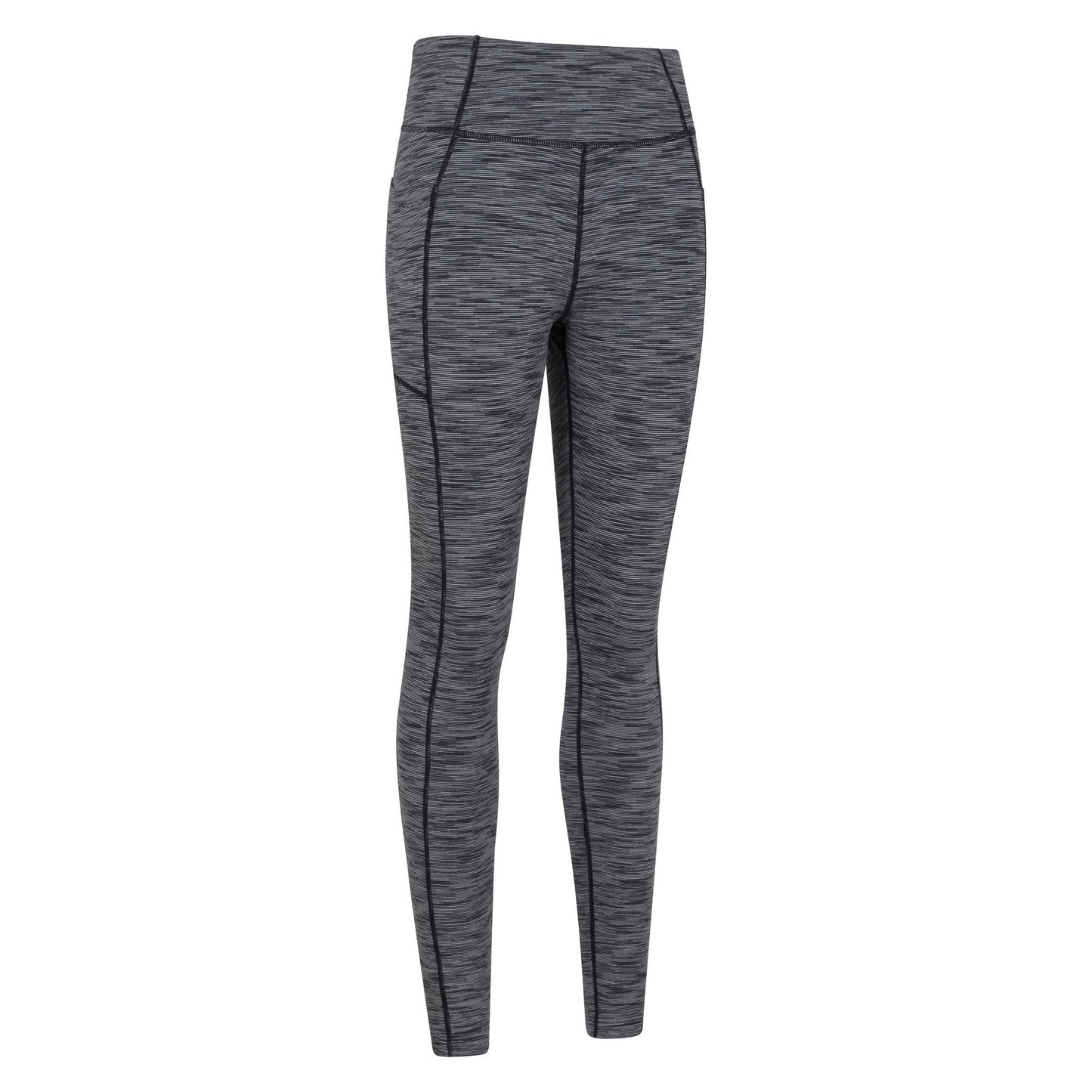 Black - Pack Shot - Mountain Warehouse Womens-Ladies Breathe & Balance High Waist Leggings