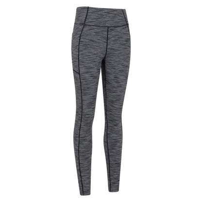 Black - Pack Shot - Mountain Warehouse Womens-Ladies Breathe & Balance High Waist Leggings