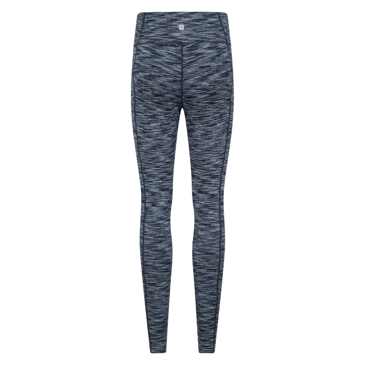 Dark Blue - Side - Mountain Warehouse Womens-Ladies Breathe & Balance High Waist Leggings