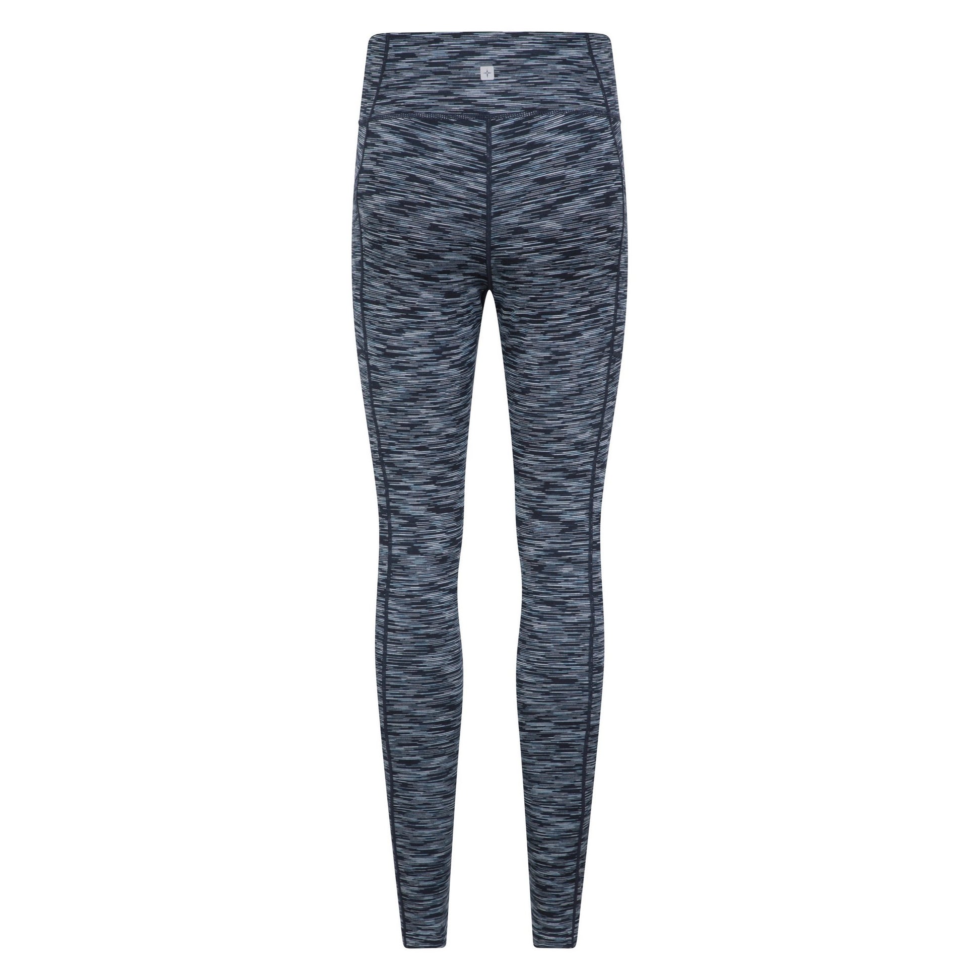 Dark Blue - Side - Mountain Warehouse Womens-Ladies Breathe & Balance High Waist Leggings