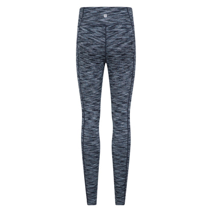 Dark Blue - Side - Mountain Warehouse Womens-Ladies Breathe & Balance High Waist Leggings