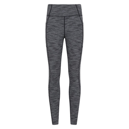 Black - Back - Mountain Warehouse Womens-Ladies Breathe & Balance High Waist Leggings
