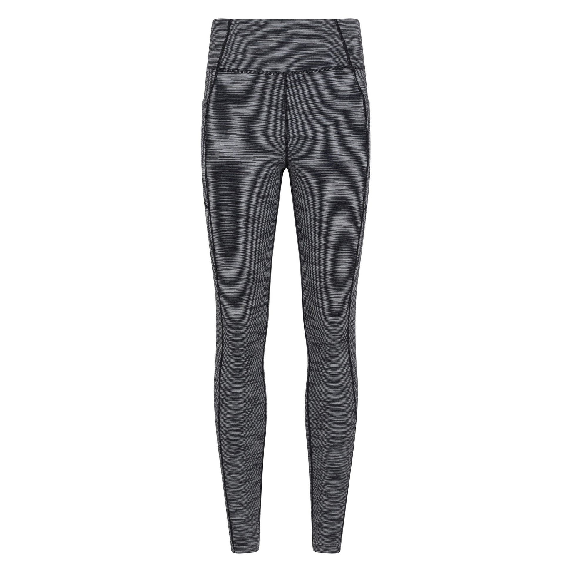 Black - Back - Mountain Warehouse Womens-Ladies Breathe & Balance High Waist Leggings