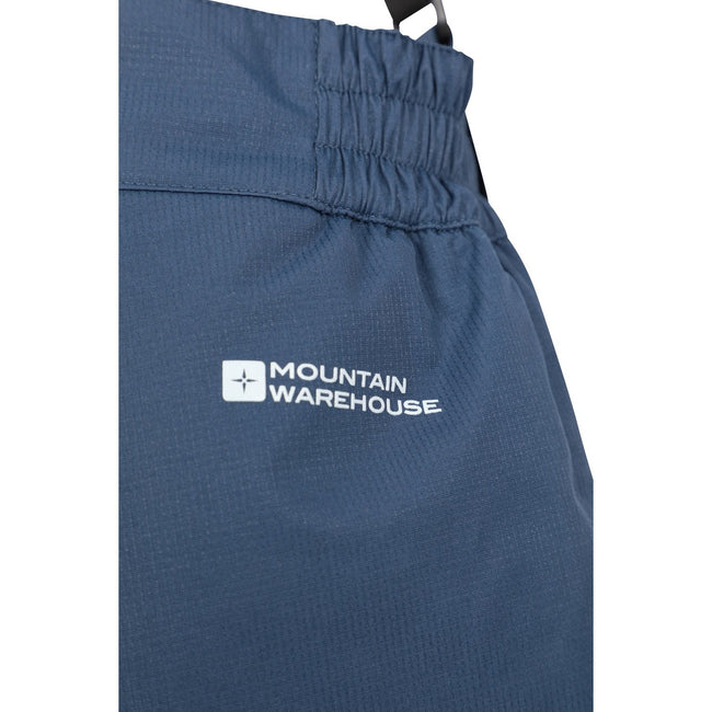 Dark Blue - Pack Shot - Mountain Warehouse Childrens-Kids Honey Ski Trousers