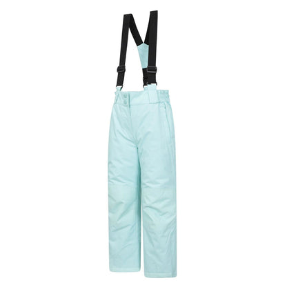 Light Teal - Back - Mountain Warehouse Childrens-Kids Honey Ski Trousers