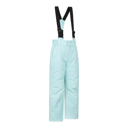 Light Teal - Lifestyle - Mountain Warehouse Childrens-Kids Honey Ski Trousers