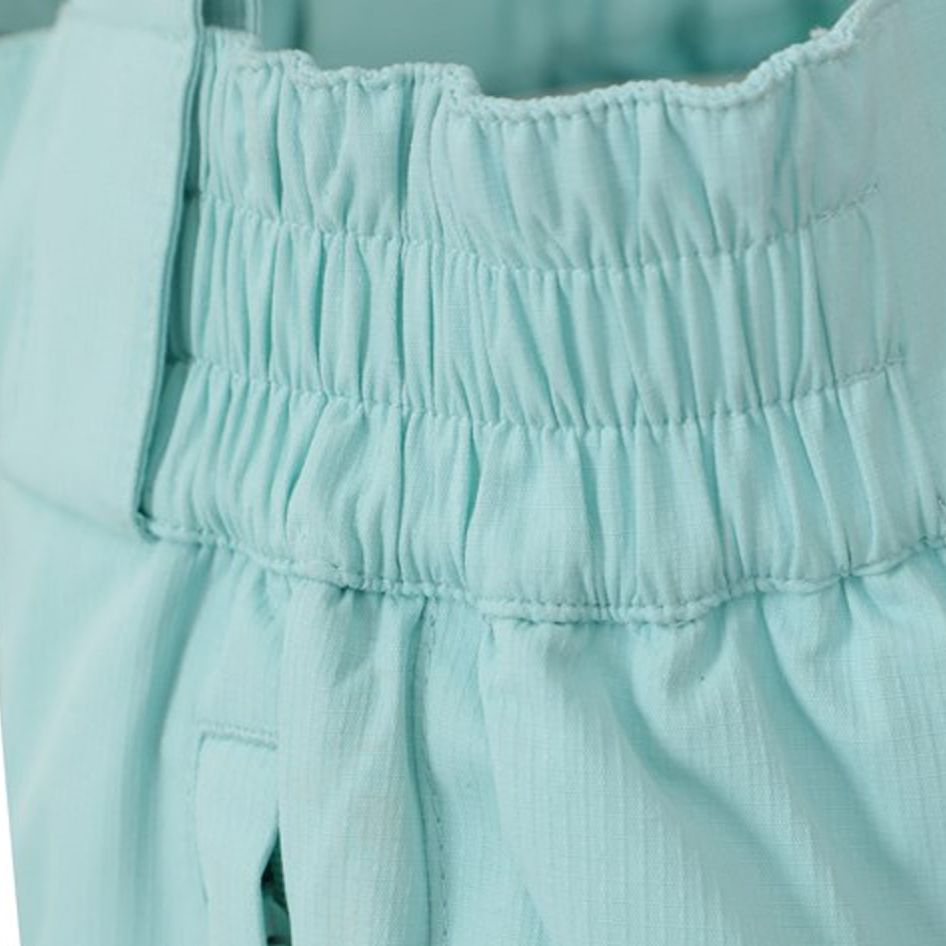 Light Teal - Close up - Mountain Warehouse Childrens-Kids Honey Ski Trousers