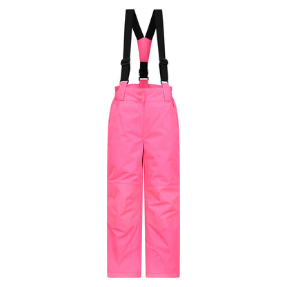 Diva Pink - Front - Mountain Warehouse Childrens-Kids Honey Ski Trousers