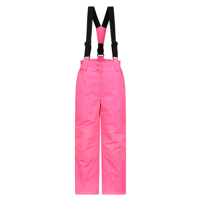 Diva Pink - Front - Mountain Warehouse Childrens-Kids Honey Ski Trousers