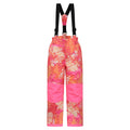 Bright Orange - Front - Mountain Warehouse Childrens-Kids Honey Ski Trousers