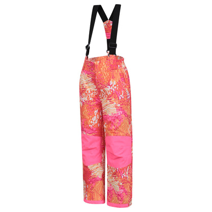 Bright Orange - Side - Mountain Warehouse Childrens-Kids Honey Ski Trousers