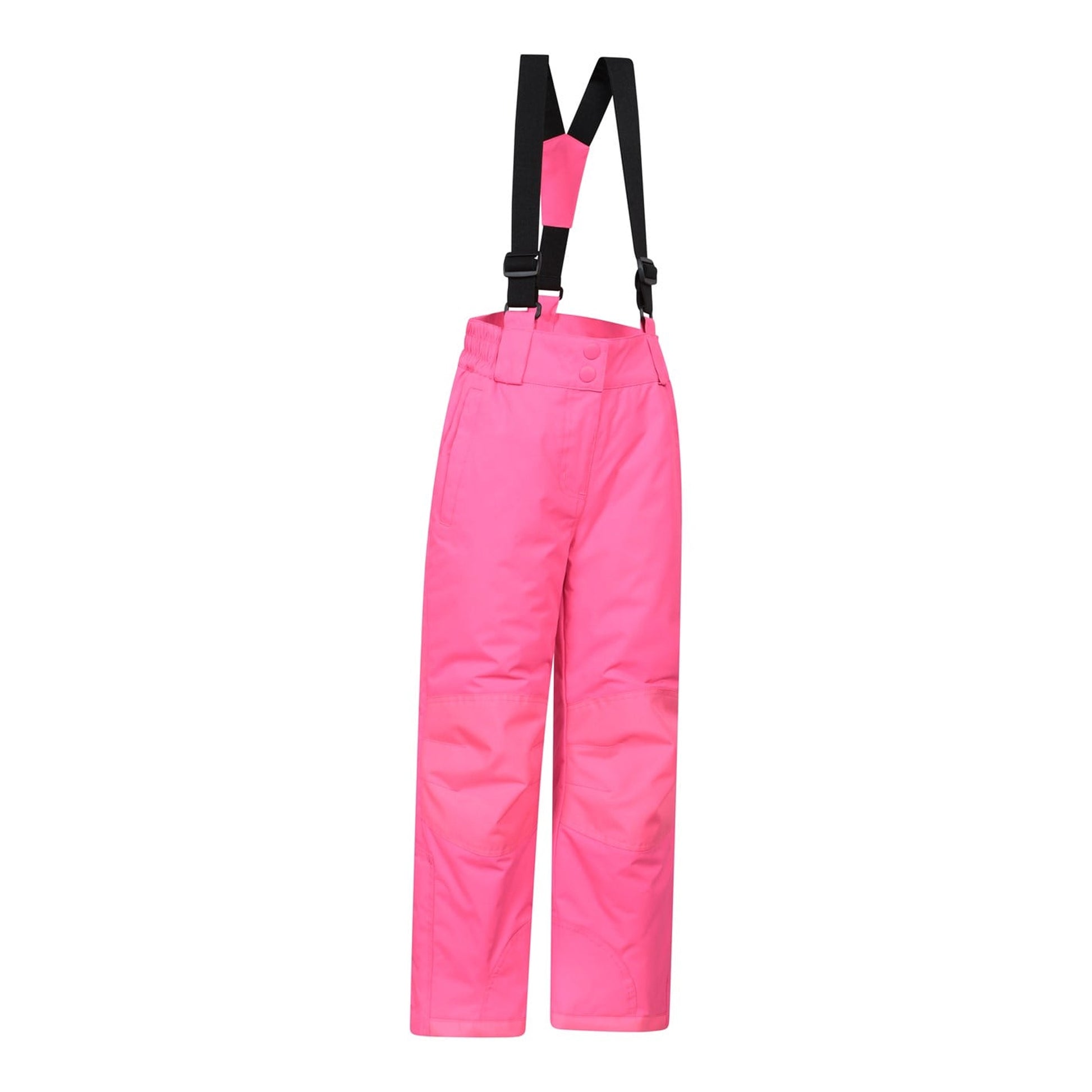 Light Pink - Side - Mountain Warehouse Childrens-Kids Honey Ski Trousers