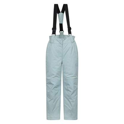 Pale Green - Front - Mountain Warehouse Childrens-Kids Honey Ski Trousers