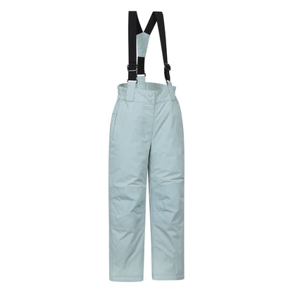 Pale Green - Side - Mountain Warehouse Childrens-Kids Honey Ski Trousers