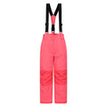 Bright Pink - Front - Mountain Warehouse Childrens-Kids Honey Ski Trousers