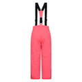 Bright Pink - Back - Mountain Warehouse Childrens-Kids Honey Ski Trousers