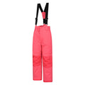 Bright Pink - Lifestyle - Mountain Warehouse Childrens-Kids Honey Ski Trousers