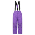 Purple - Front - Mountain Warehouse Childrens-Kids Honey Ski Trousers