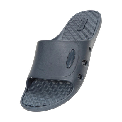 Navy - Side - Mountain Warehouse Mens Street Scuff Sandals