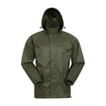 Green - Front - Mountain Warehouse Mens Pakka II Waterproof Jacket