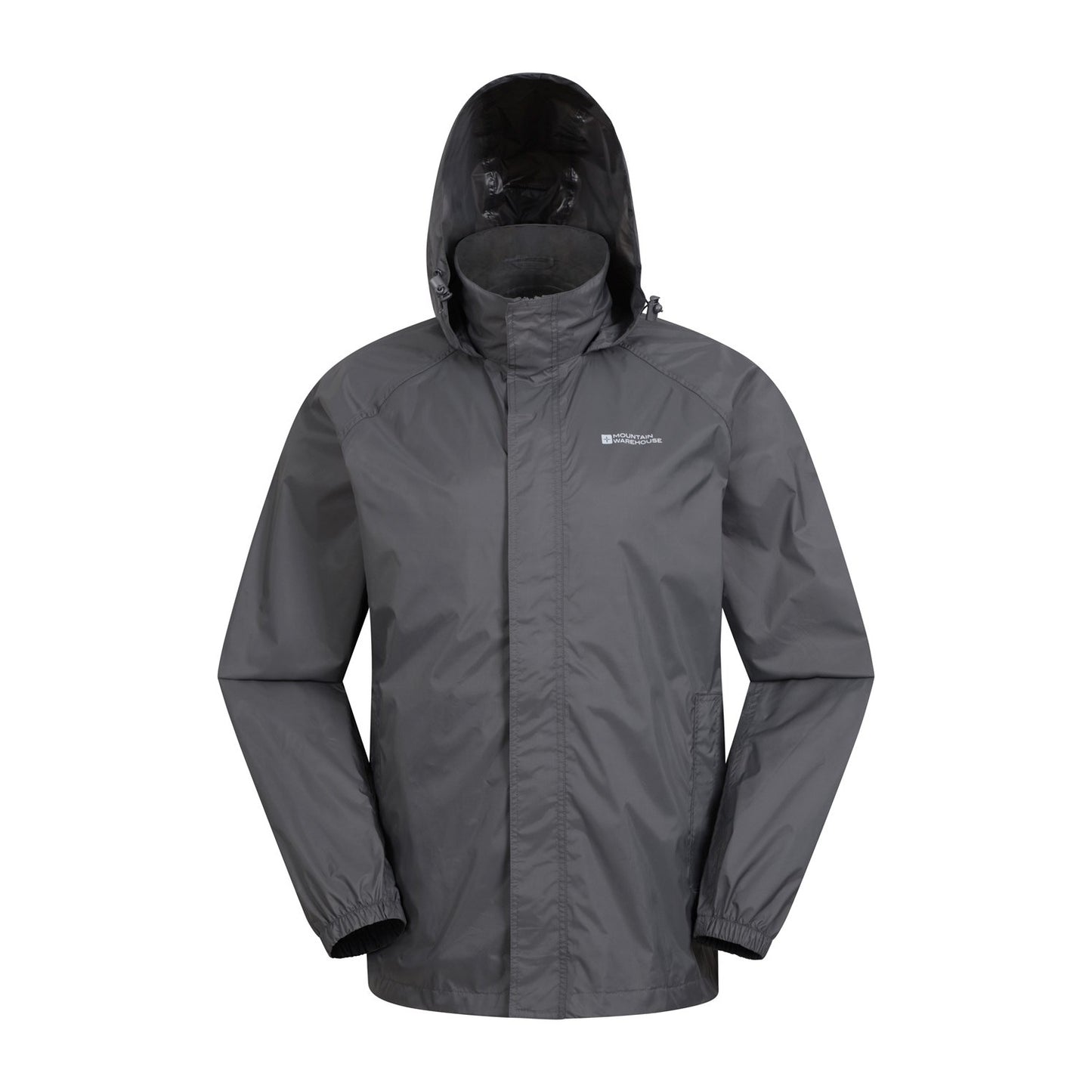 Grey - Back - Mountain Warehouse Mens Pakka II Waterproof Jacket