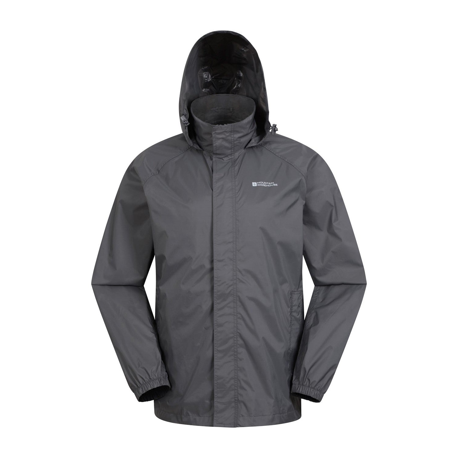 Grey - Back - Mountain Warehouse Mens Pakka II Waterproof Jacket