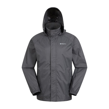 Grey - Back - Mountain Warehouse Mens Pakka II Waterproof Jacket