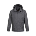 Grey - Close up - Mountain Warehouse Mens Pakka II Waterproof Jacket
