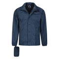 Navy - Pack Shot - Mountain Warehouse Mens Pakka II Waterproof Jacket