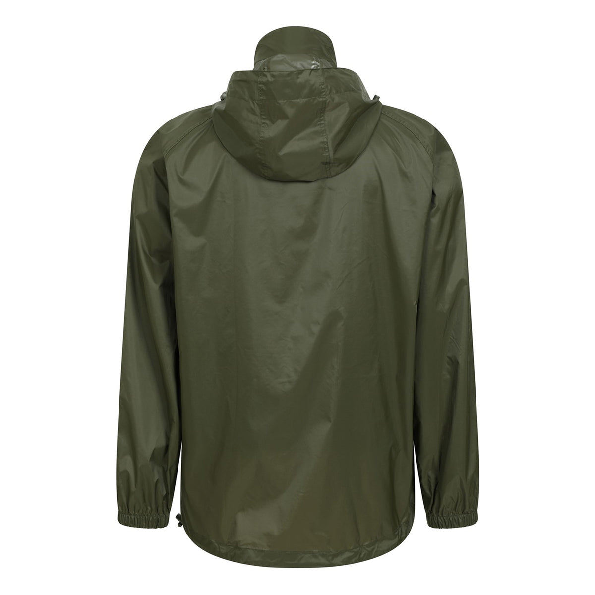 Dark Khaki - Back - Mountain Warehouse Mens Pakka II Waterproof Jacket