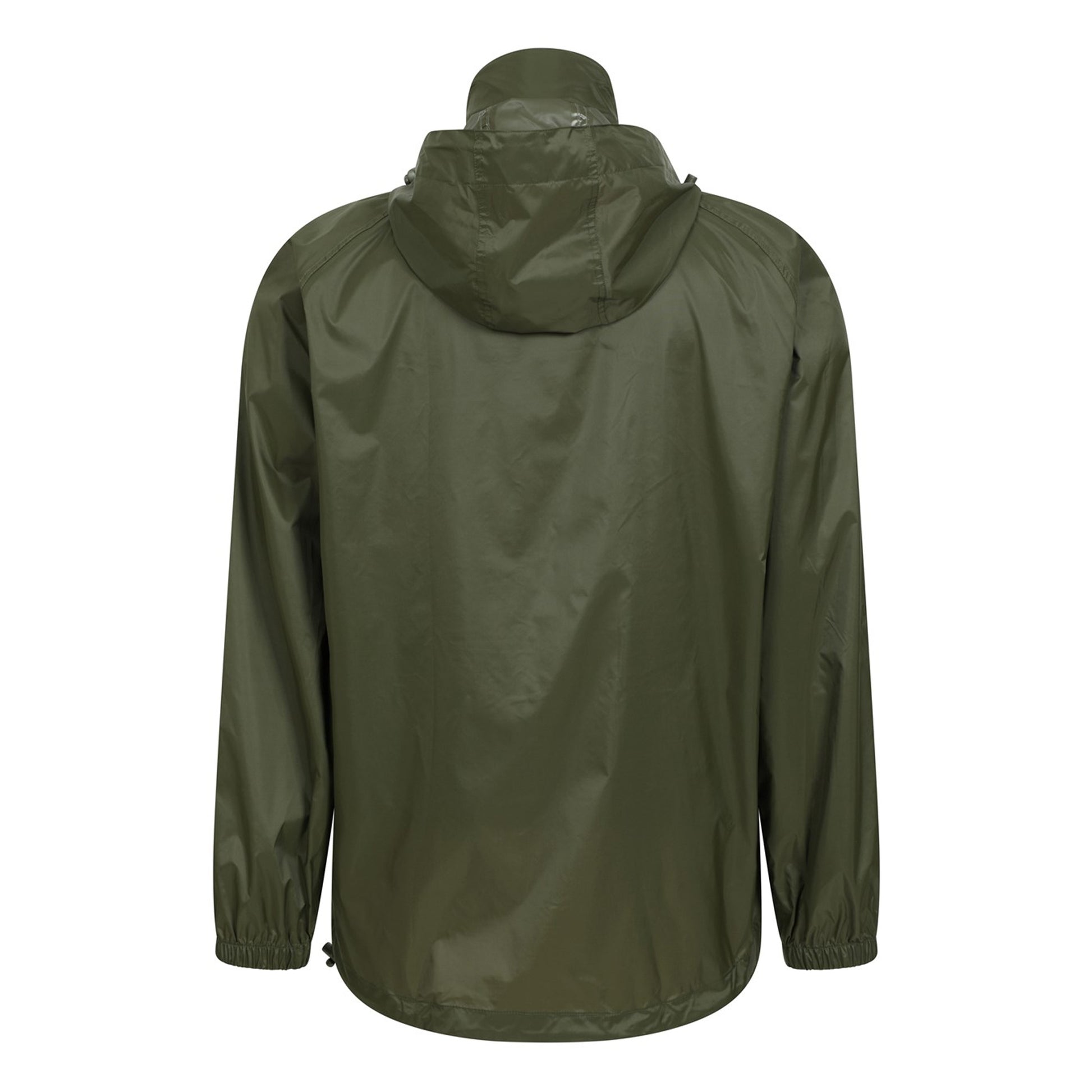 Dark Khaki - Back - Mountain Warehouse Mens Pakka II Waterproof Jacket