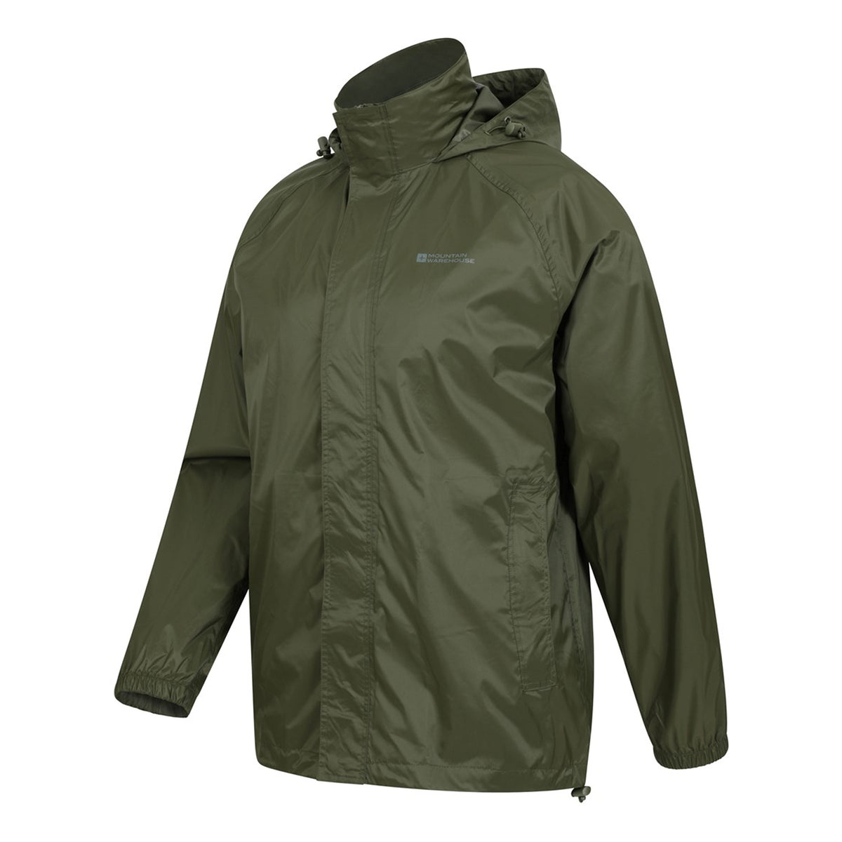 Dark Khaki - Lifestyle - Mountain Warehouse Mens Pakka II Waterproof Jacket