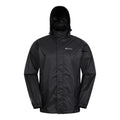 Black - Front - Mountain Warehouse Mens Pakka II Waterproof Jacket