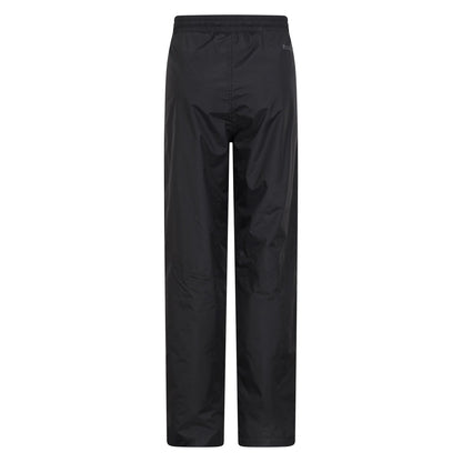 Black - Back - Mountain Warehouse Mens Downpour Waterproof Trousers